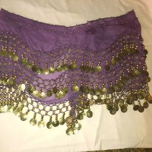 Beatiful purple hip scarf